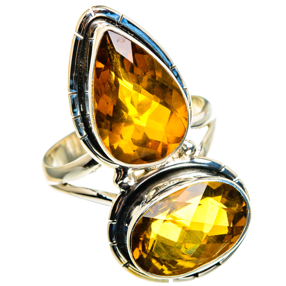 Mandarin Citrine Rings handcrafted by Ana Silver Co - RING86295