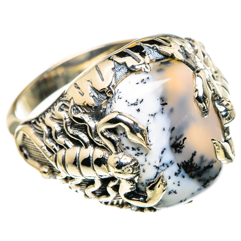 Dendritic Opal Rings handcrafted by Ana Silver Co - RING86300
