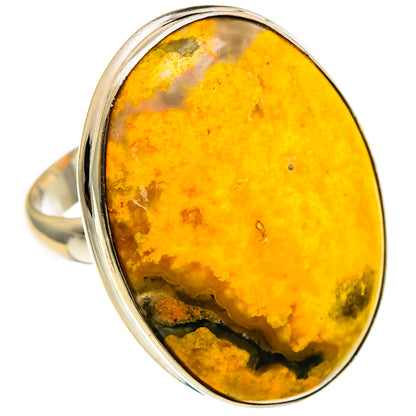 Bumble Bee Jasper Rings handcrafted by Ana Silver Co - RING86306