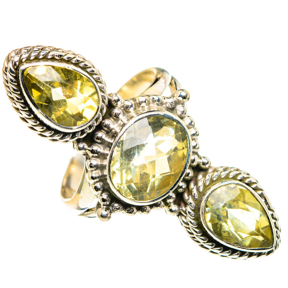 Citrine Rings handcrafted by Ana Silver Co - RING86307