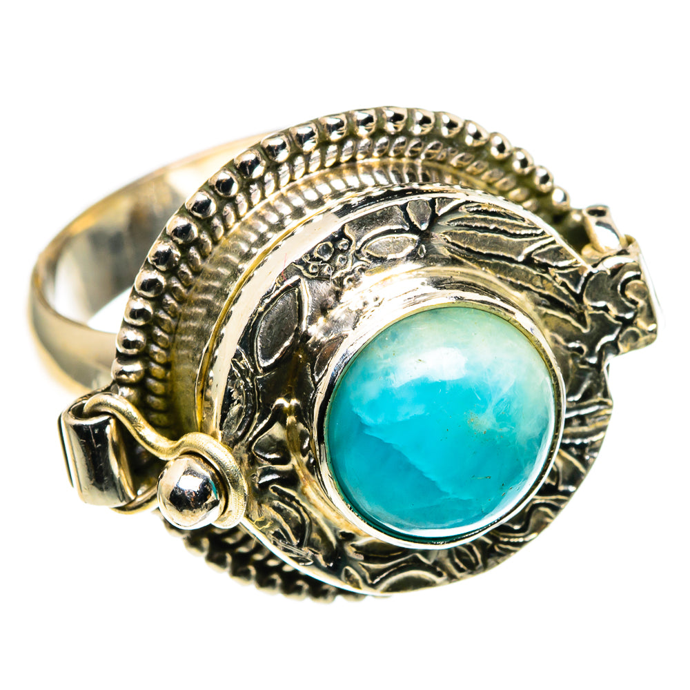 Larimar Rings handcrafted by Ana Silver Co - RING86311
