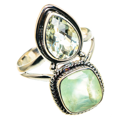 Prehnite Rings handcrafted by Ana Silver Co - RING86320