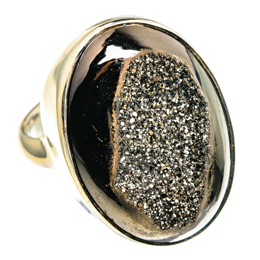 Metallic Druzy Rings handcrafted by Ana Silver Co - RING86324