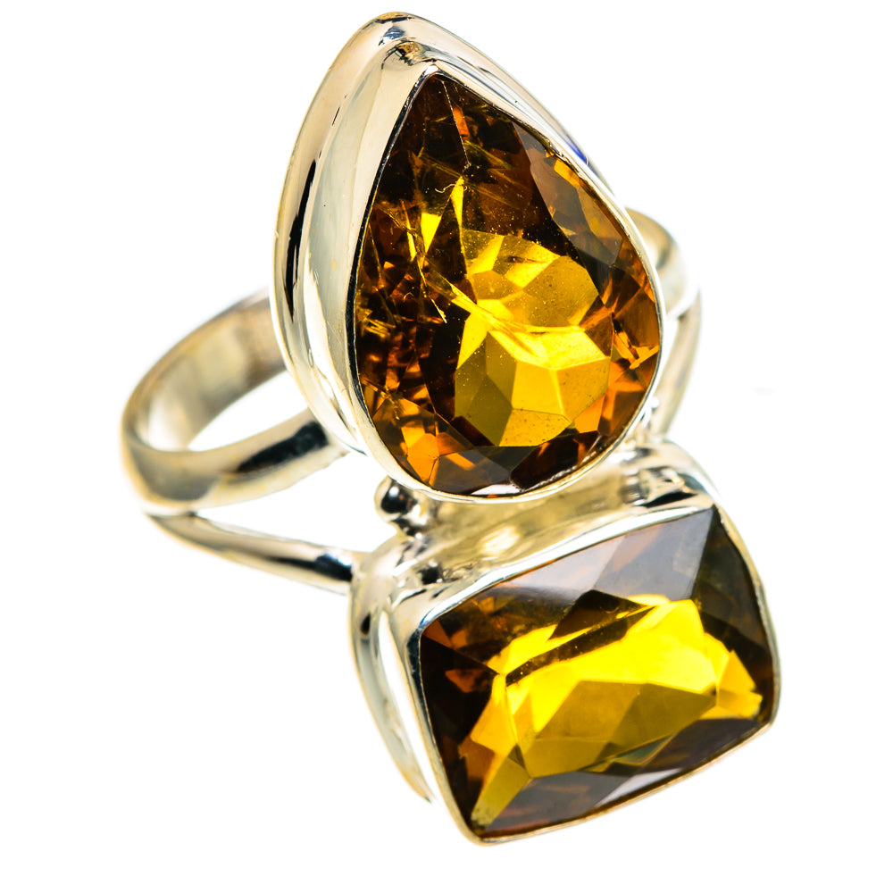 Mandarin Citrine Rings handcrafted by Ana Silver Co - RING86326