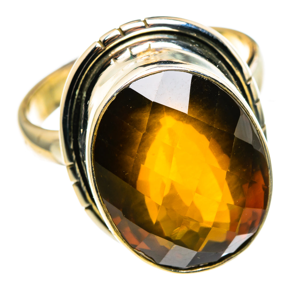 Mandarin Citrine Rings handcrafted by Ana Silver Co - RING86327