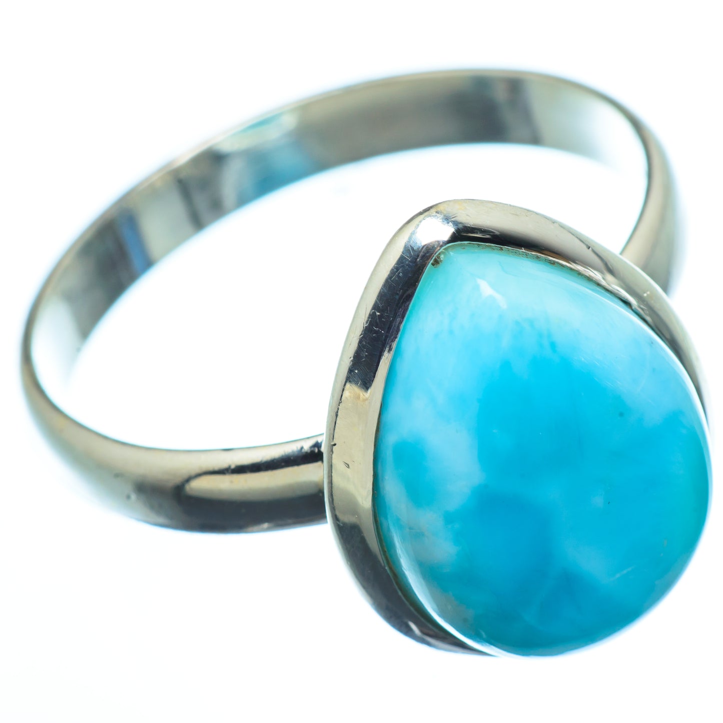 Larimar Rings handcrafted by Ana Silver Co - RING8632