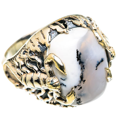 Dendritic Opal Rings handcrafted by Ana Silver Co - RING86335