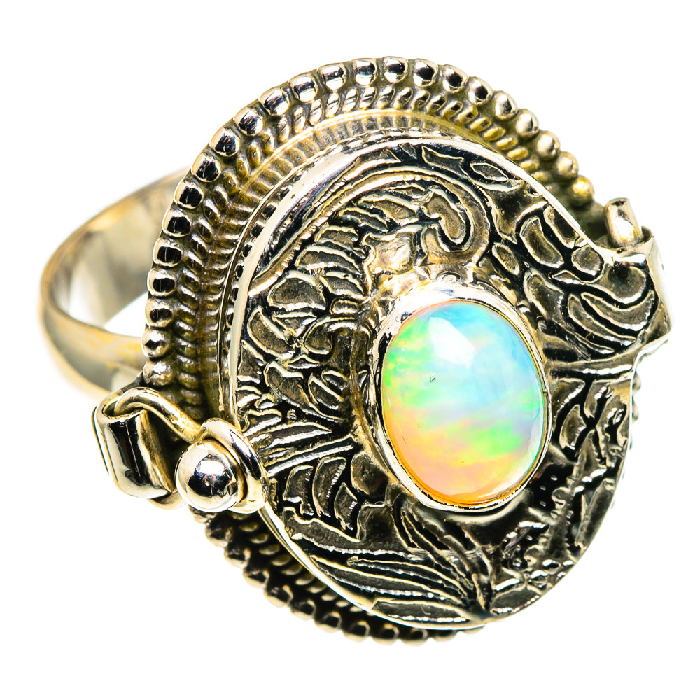 Ethiopian Opal Rings handcrafted by Ana Silver Co - RING86339