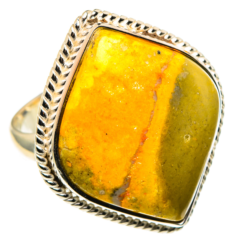 Bumble Bee Jasper Rings handcrafted by Ana Silver Co - RING86342