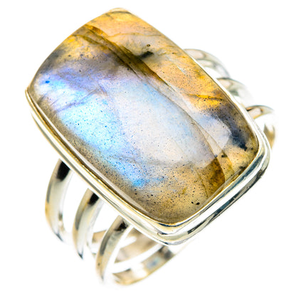 Labradorite Rings handcrafted by Ana Silver Co - RING86343
