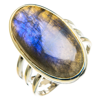 Labradorite Rings handcrafted by Ana Silver Co - RING86350