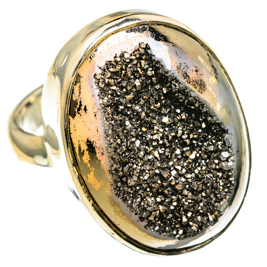 Metallic Druzy Rings handcrafted by Ana Silver Co - RING86355