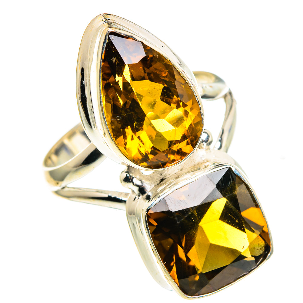 Mandarin Citrine Rings handcrafted by Ana Silver Co - RING86356