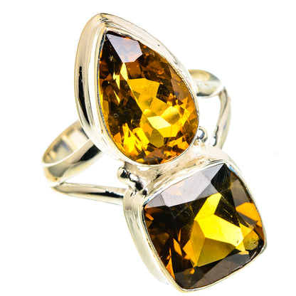 Mandarin Citrine Rings handcrafted by Ana Silver Co - RING86356