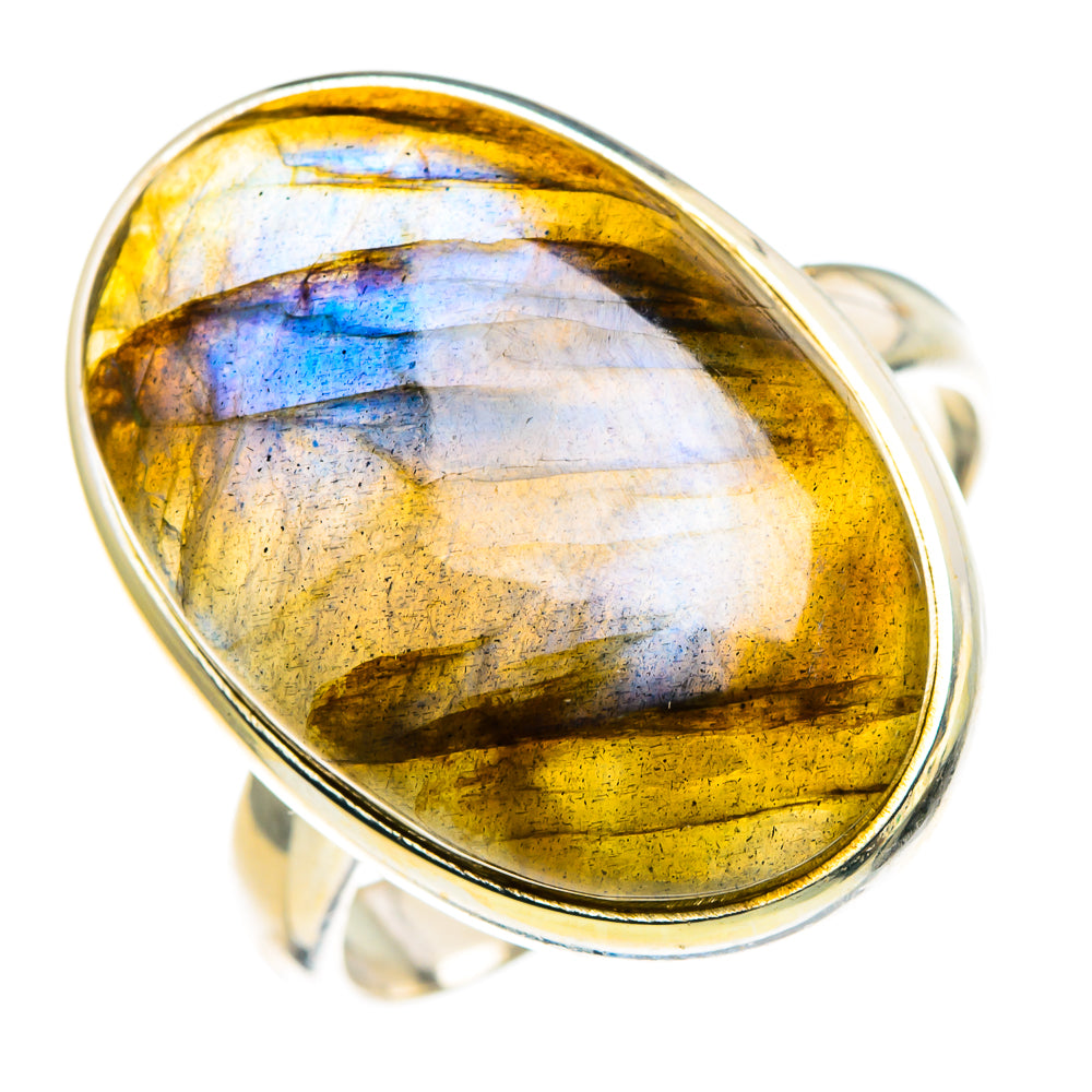 Labradorite Rings handcrafted by Ana Silver Co - RING86375