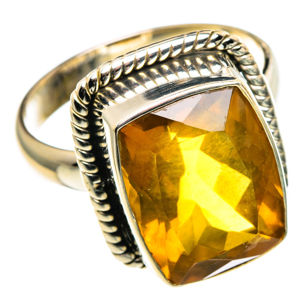 Mandarin Citrine Rings handcrafted by Ana Silver Co - RING86387