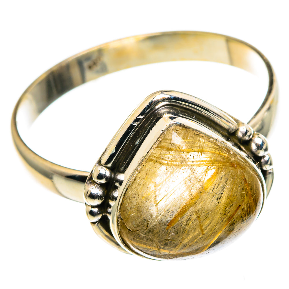 Rutilated Quartz Rings handcrafted by Ana Silver Co - RING86399