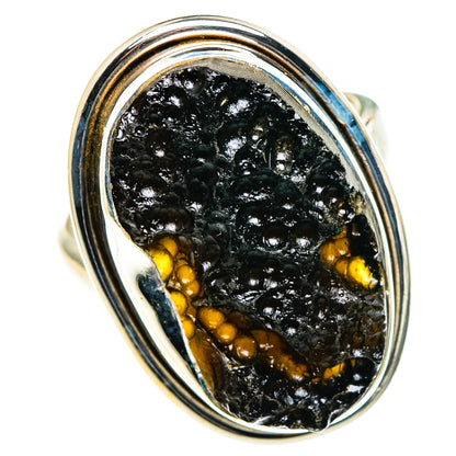 Tektite Rings handcrafted by Ana Silver Co - RING86400