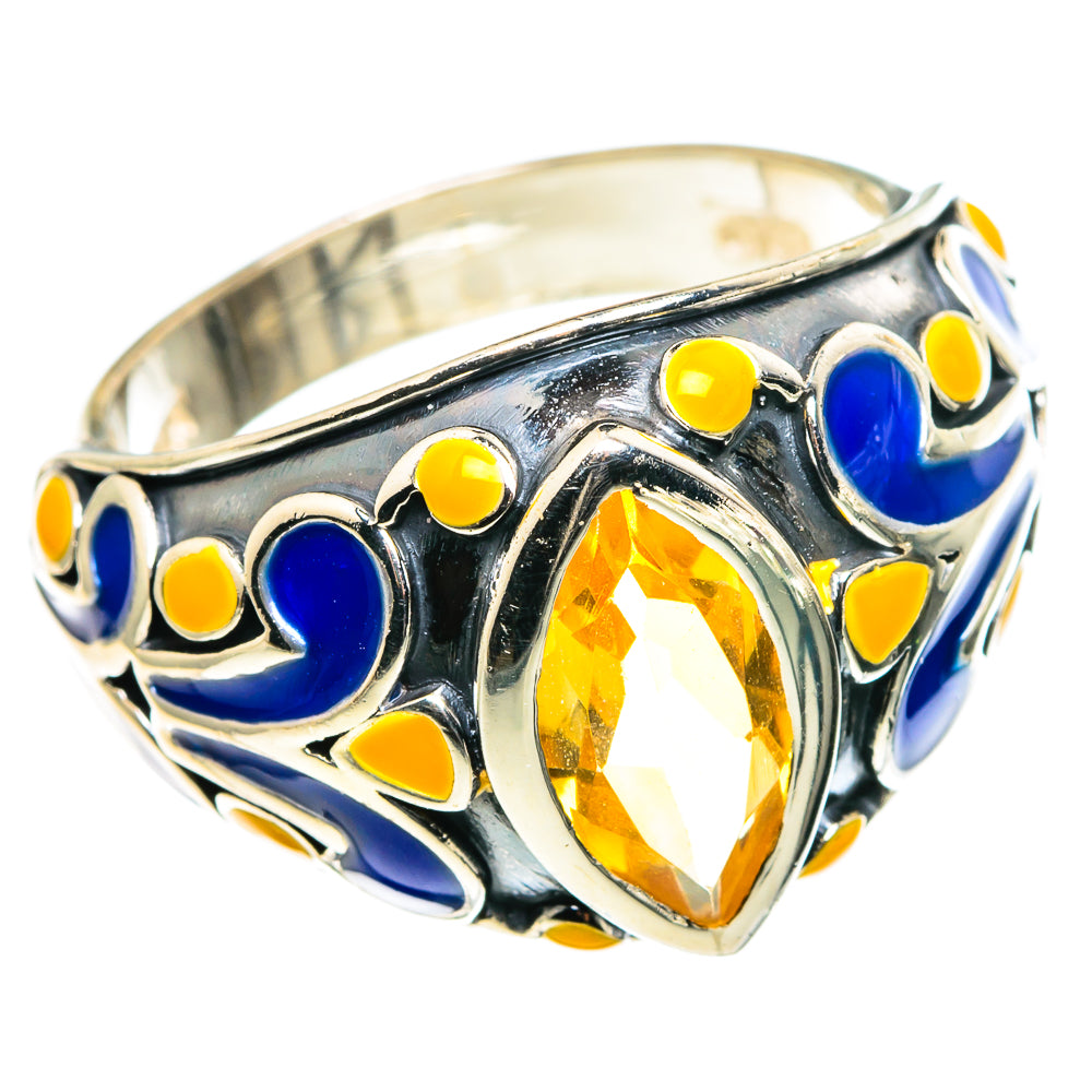 Citrine Rings handcrafted by Ana Silver Co - RING86407