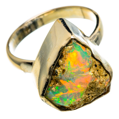 Ethiopian Opal Rings handcrafted by Ana Silver Co - RING86409