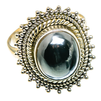 Hematite Rings handcrafted by Ana Silver Co - RING86411