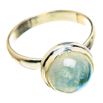 Rainbow Moonstone Rings handcrafted by Ana Silver Co - RING86417 - Photo 2