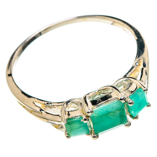 Emerald Rings handcrafted by Ana Silver Co - RING86419