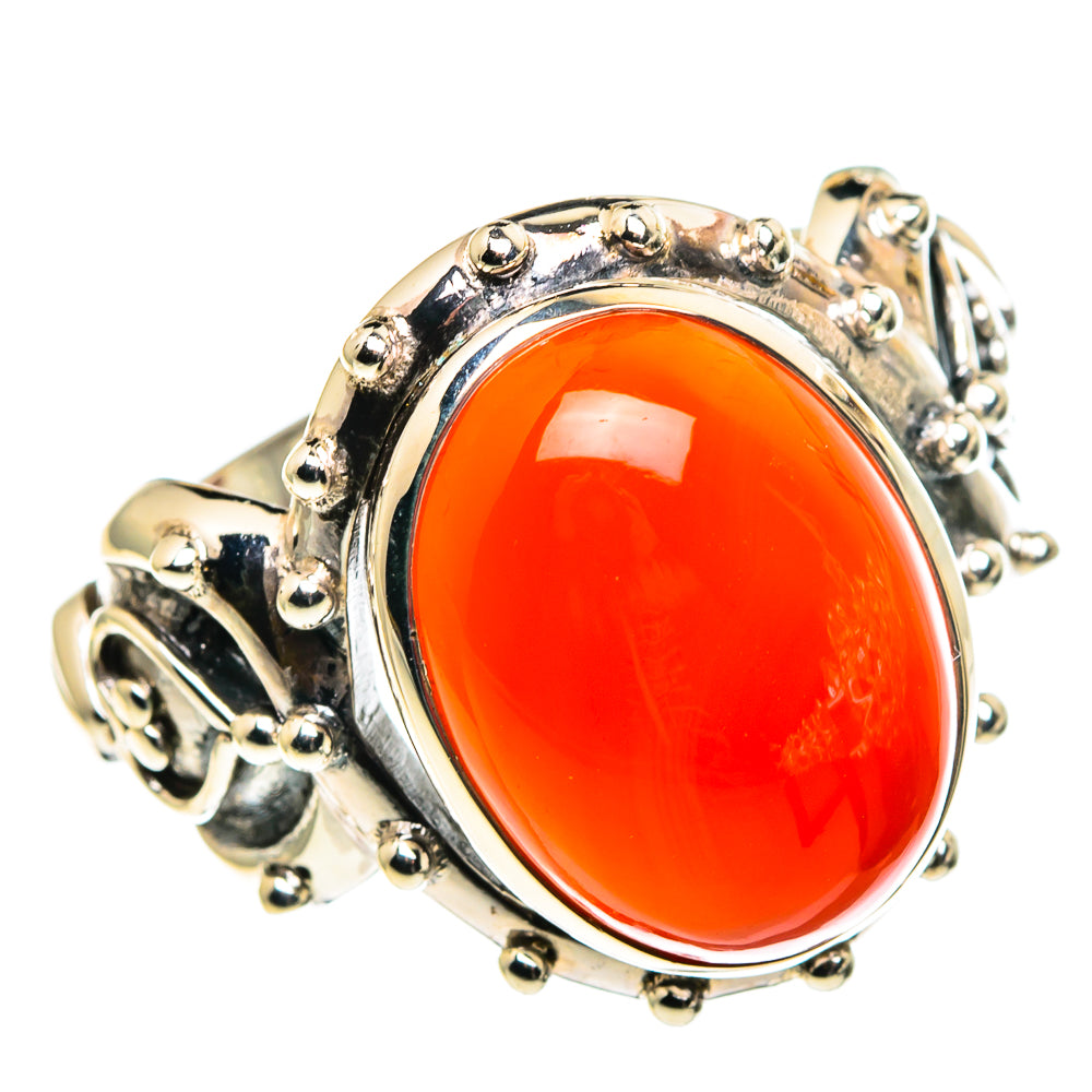 Carnelian Rings handcrafted by Ana Silver Co - RING86426