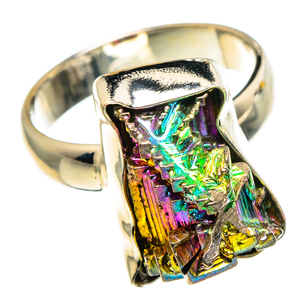 Bismuth Crystal Rings handcrafted by Ana Silver Co - RING86443