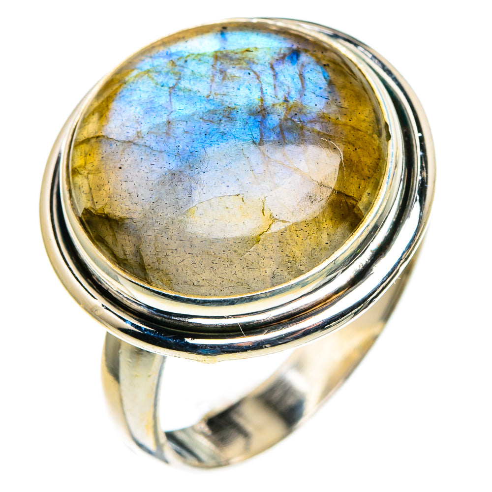Labradorite Rings handcrafted by Ana Silver Co - RING86449