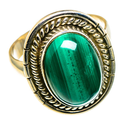 Malachite Rings handcrafted by Ana Silver Co - RING86454