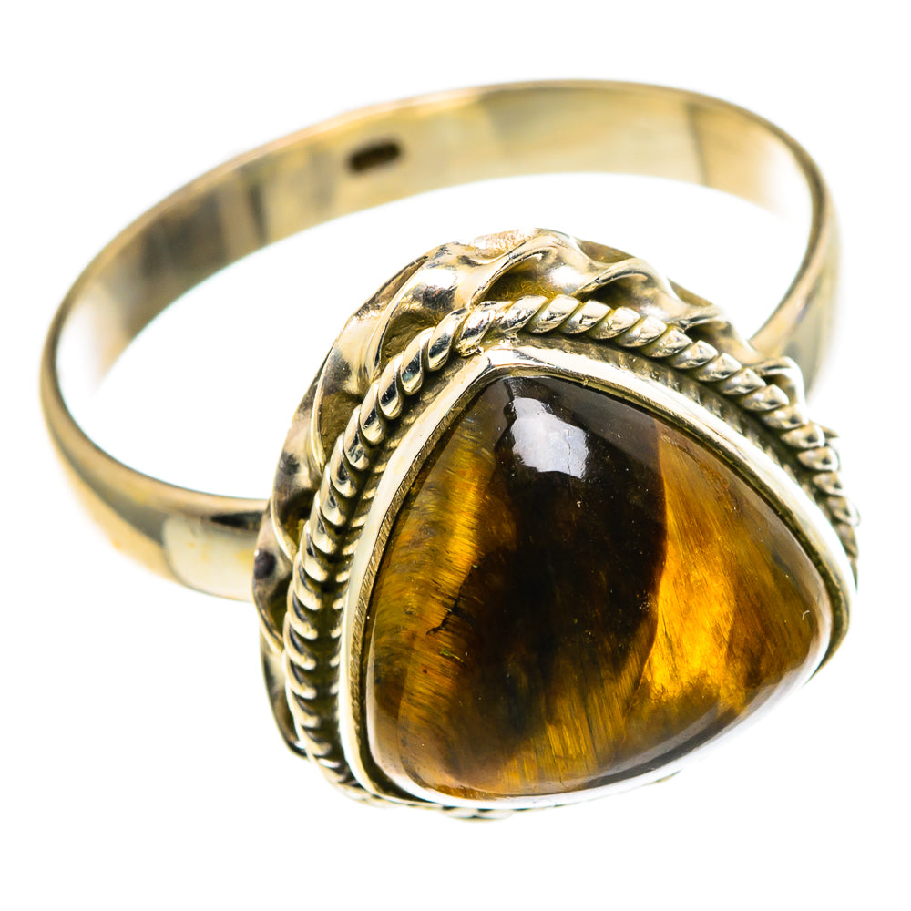 Tiger Eye Rings handcrafted by Ana Silver Co - RING86455