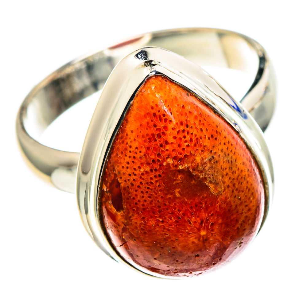 Sponge Coral Rings handcrafted by Ana Silver Co - RING86459