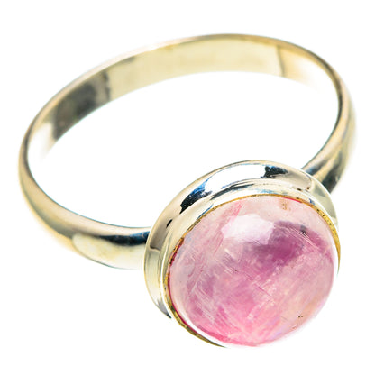 Pink Moonstone Rings handcrafted by Ana Silver Co - RING86466 - Photo 2