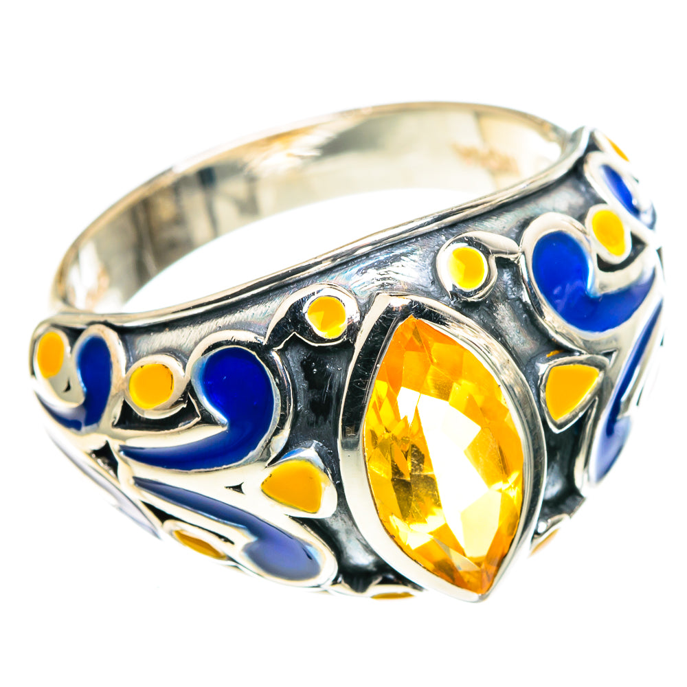 Citrine Rings handcrafted by Ana Silver Co - RING86476