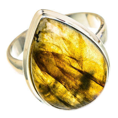 Labradorite Rings handcrafted by Ana Silver Co - RING86482