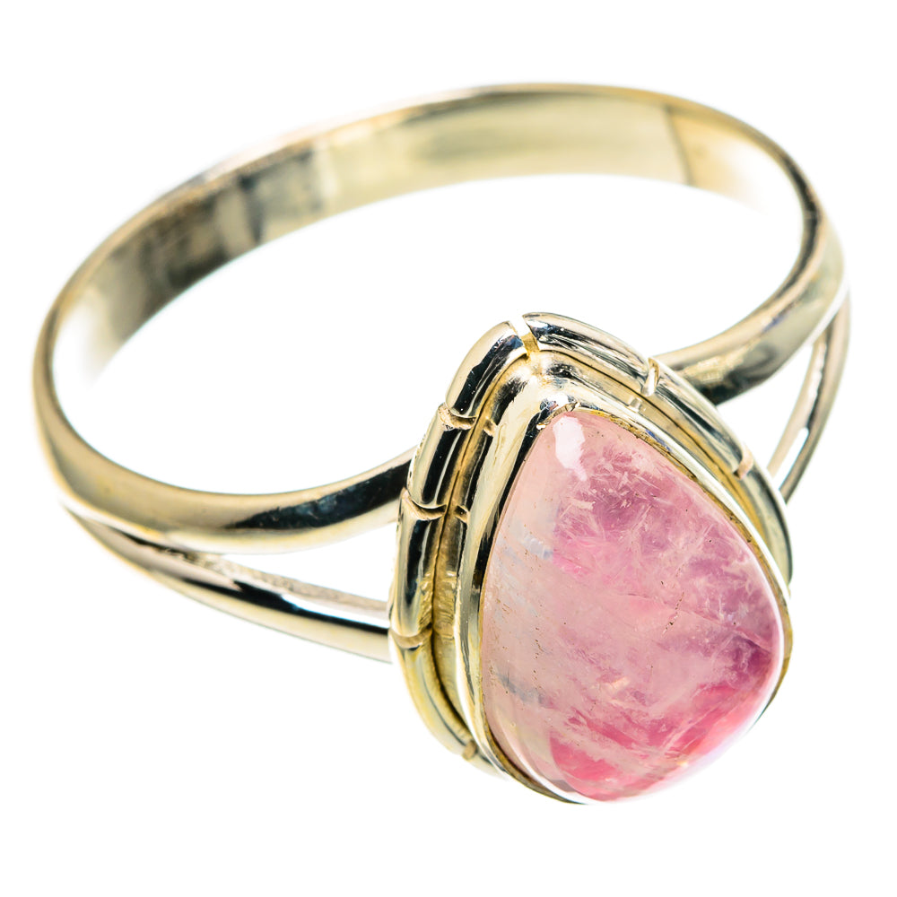 Pink Moonstone Rings handcrafted by Ana Silver Co - RING86500