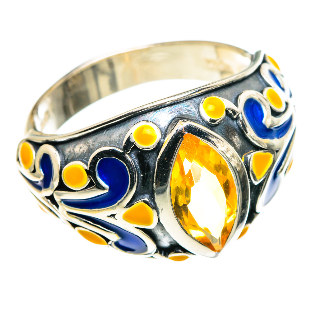 Citrine Rings handcrafted by Ana Silver Co - RING86508