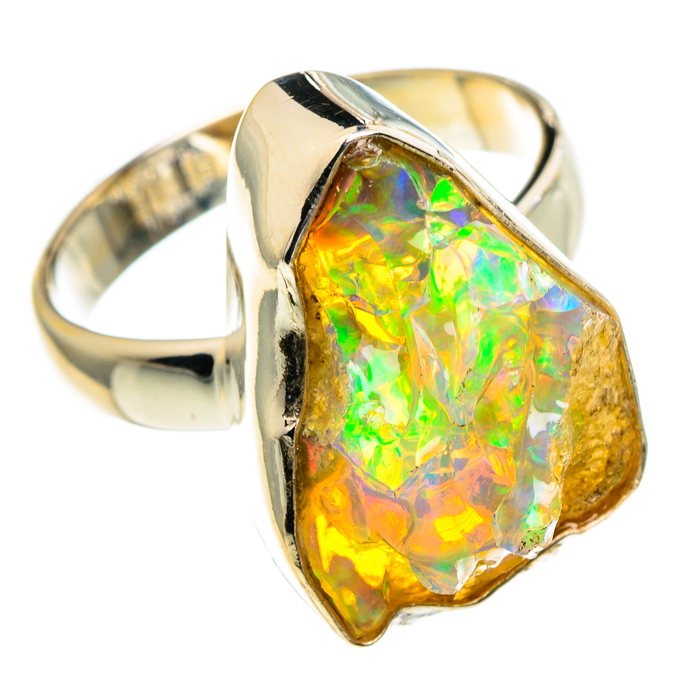 Ethiopian Opal Rings handcrafted by Ana Silver Co - RING86510