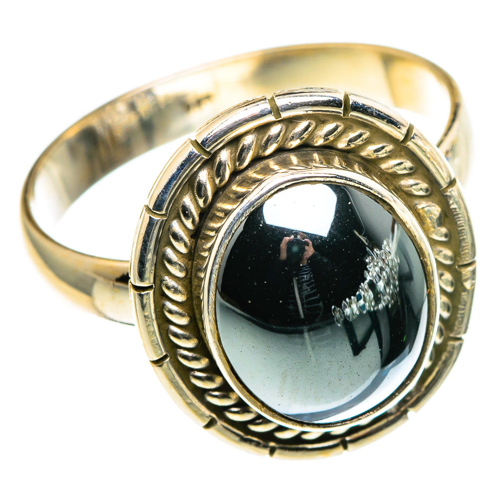 Hematite Rings handcrafted by Ana Silver Co - RING86513