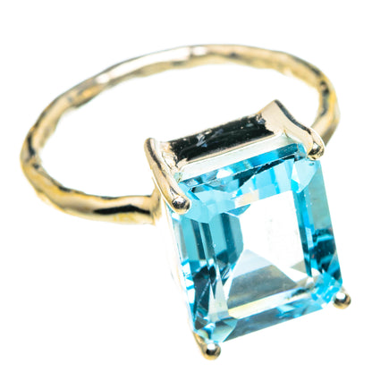Blue Topaz Rings handcrafted by Ana Silver Co - RING86517