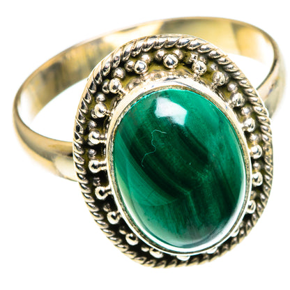 Malachite Rings handcrafted by Ana Silver Co - RING86520