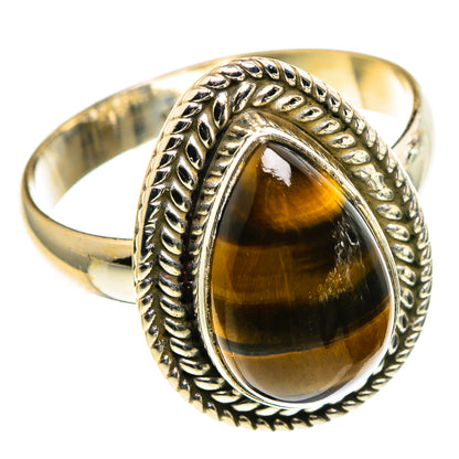 Tiger Eye Rings handcrafted by Ana Silver Co - RING86525