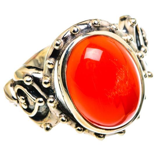 Red Onyx Rings handcrafted by Ana Silver Co - RING86527