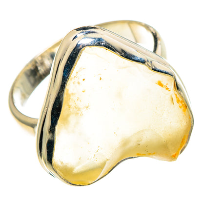Libyan Desert Glass Rings handcrafted by Ana Silver Co - RING86530