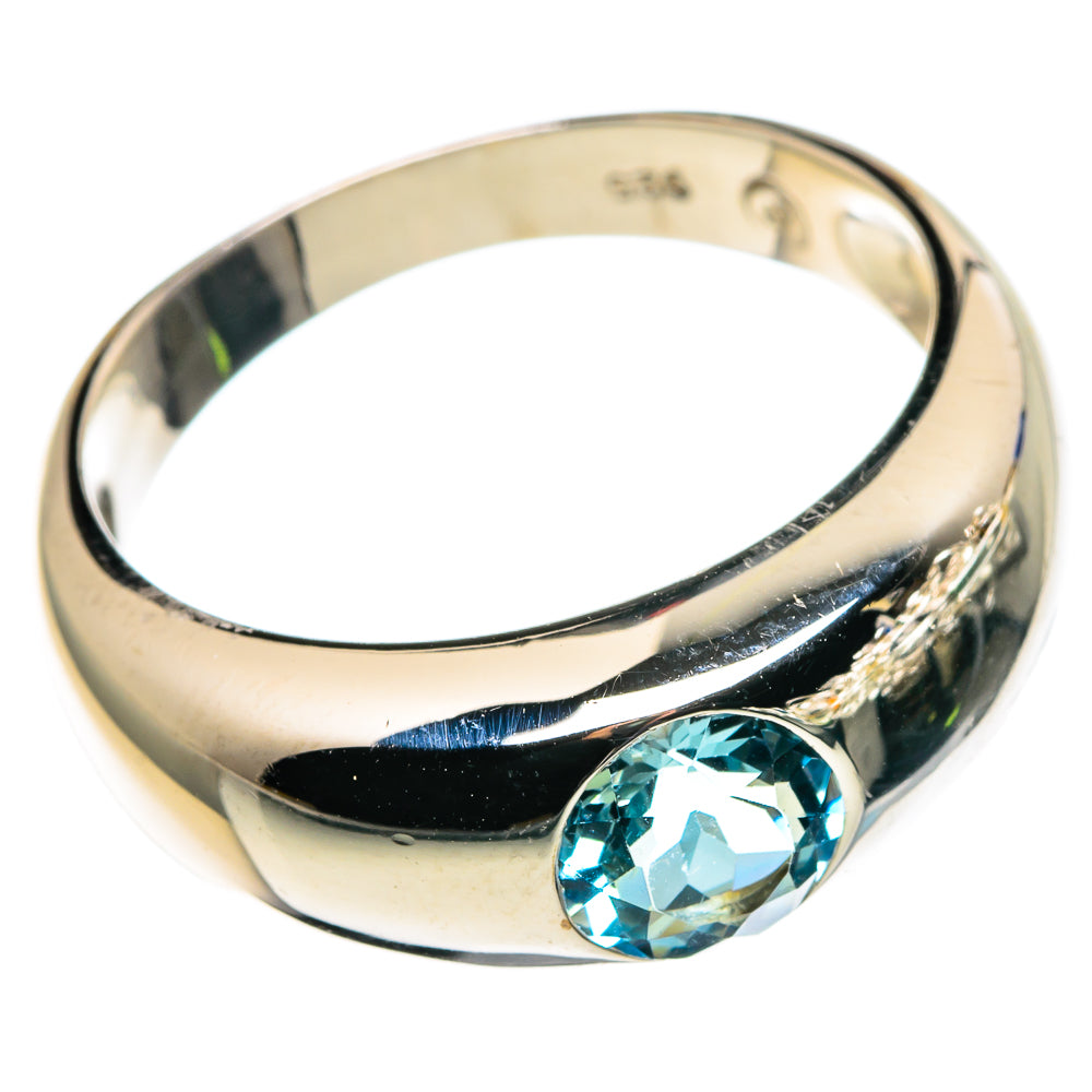 Blue Topaz Rings handcrafted by Ana Silver Co - RING86547