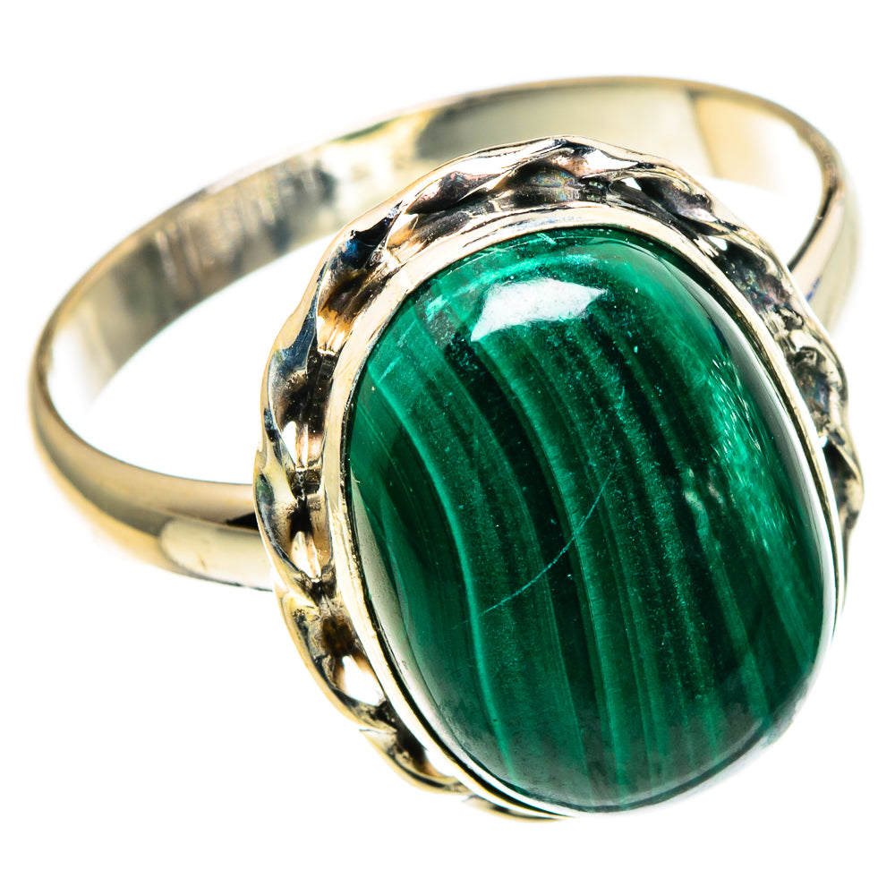 Malachite Rings handcrafted by Ana Silver Co - RING86550