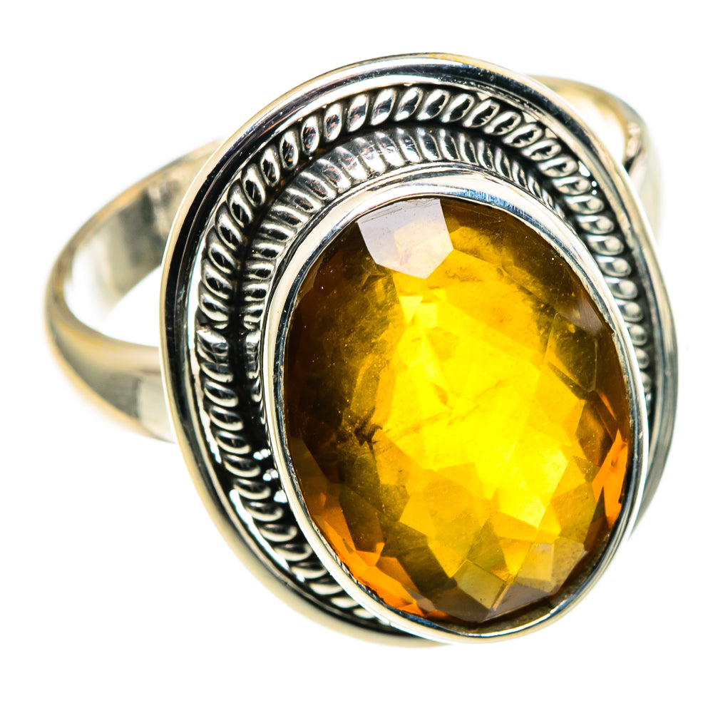 Mandarin Citrine Rings handcrafted by Ana Silver Co - RING86554