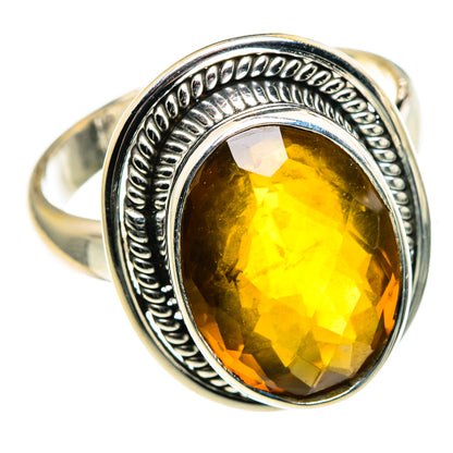 Mandarin Citrine Rings handcrafted by Ana Silver Co - RING86554