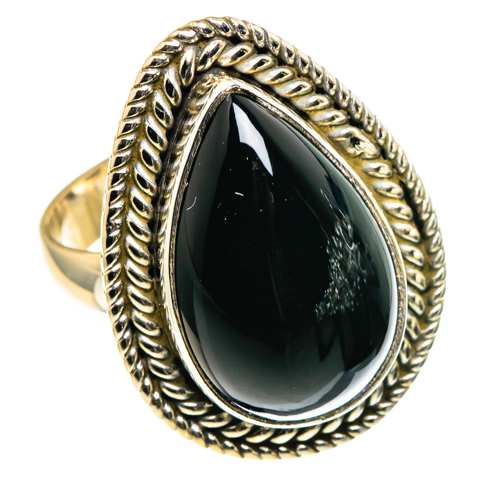 Black Onyx Rings handcrafted by Ana Silver Co - RING86567